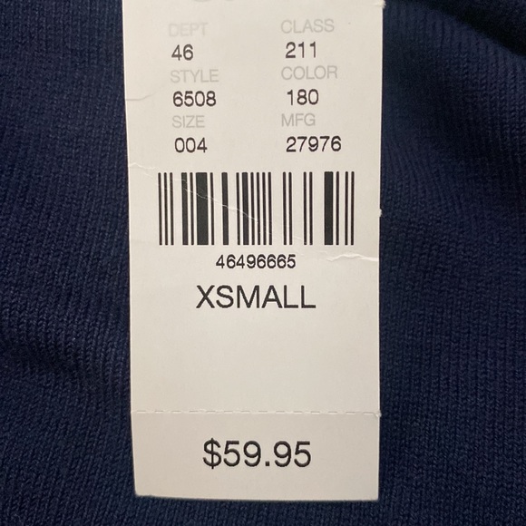 •New York & Company•Navy Striped Sweater•XS• - Picture 13 of 13